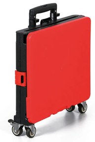 Skladací nákupný vozík 50L, nosnosť 35 kg, 4 otočné kolieska