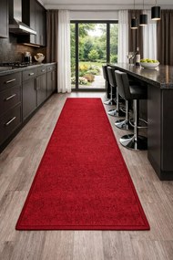 Spoltex, Behúň na mieru Eton červený 15, šíre 60 cm, červená, chodba / predsieň