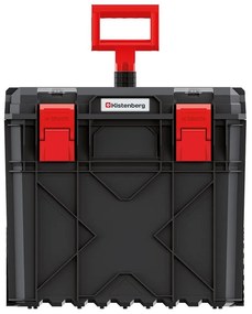 Kistenberg Kufor na náradie s transp. kolieskami X BLOCK LOG čierny 546x380x510