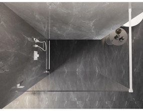 Mexen Lunar sprchová stena ľavá 150 x 200 cm, 8mm číre sklo, biela, 830-150-000-20-00-L