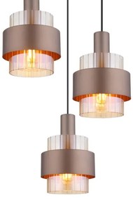 Globo 15560-3HA - Závesný luster na lanku MILLEY 3xE27/60W/230V