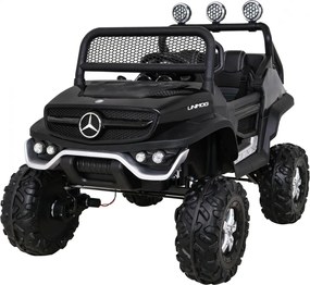 Ramiz Mercedes Benz Unimog pre deti Čierna + Terrain 4x4