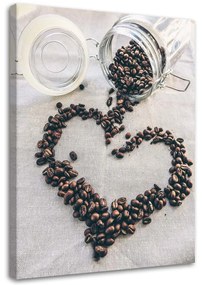Gario Obraz na plátne Káva láska Rozmery: 40 x 60 cm
