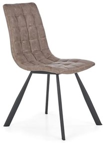 Halmar Jedálenská stolička K280, hnedá/eko koža