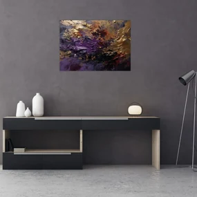 Sklenený obraz - Textúrovaná abstrakcia (70x50 cm)