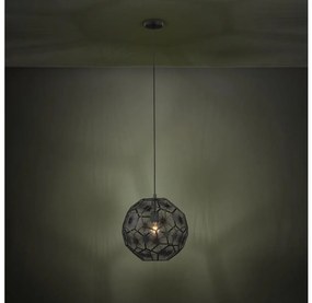 Eglo 39618 - Luster na lanku SKOURA 1xE27/60W/230V 41 cm čierna