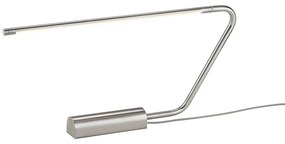 LED stolová lampa v striebornej farbe (výška 33 cm) Olea – Trio Select