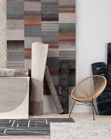 Koberec Sevilla paper white/grey 120x170cm