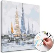 Maľovanie podľa čísel PRÍSTAV DUŠE – stredná náročnosť