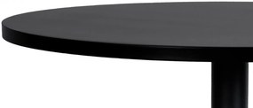 Barový stôl okrúhly DS25199, čierny / rám čierny - v108 x Ø60 cm