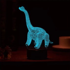 3Dmix 3D-MTV027 - Motív pre 3D LED nočnú lampu - Diplodokus