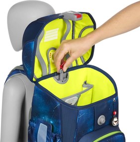 Školská aktovka Step by Step CLOUD, Starship Galactus - 5-dielna súprava