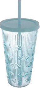 Orion Pohár so slamkou Summer zelená 0,48 l