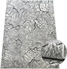 BE Koberec Miami Plus MIAMI PLUS 0300 GREY – sivý obdĺžnikový Rozmer: 180x260 cm