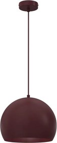 Luster na lanku SOOL 1xE27/15W/230V pr. 27 cm bordový