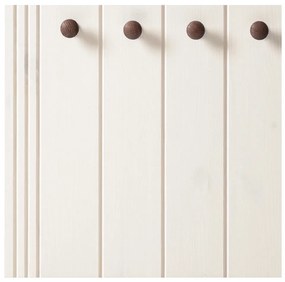 Biela predsieňová zostava z borovicového dreva 60x120x25 cm Anita – Støraa