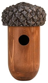 Vtáčia búdka Wooden, 25,5x14 cm, drevo, hnedá