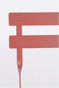 Oceľová záhradná jedálenská súprava v terakotovej farbe pre 2 Austin – Bizzotto