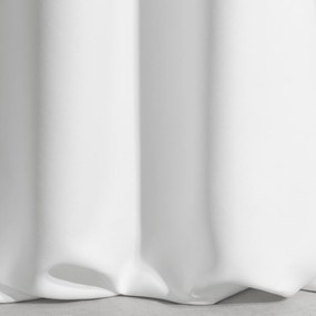 ZATEMŇOVACÍ ZÁVES NA KRÚŽKOCH ADLEY 135X250 CM BIELA