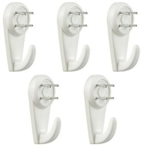 Háčik Maxi biely 5 ks