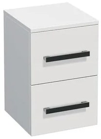 Kúpeľňová skrinka nízka Naturel Cube 32,5x51x33 cm biela lesk CUBE2N32BL