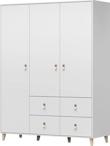 Šatníková skriňa FALCO 150 - biela