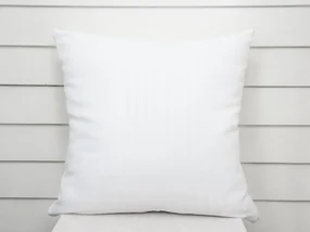 Biante Damašková obliečka na vankúš Atlas Grádl DM-006 Biela - pásiky 2 cm 70 x 90 cm