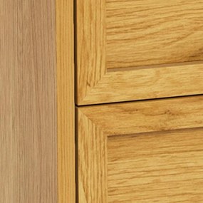 Komoda Palmdale 80 cm dub divoký/černý
