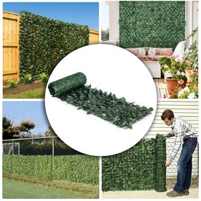 MultiGarden Maskovacia stena, umelý živý plot 500x150 cm, 3 kusy - brečtan zelený