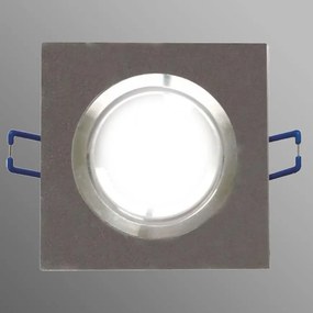 Bodové svietidlo LED strieborné štvorec