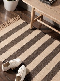 Behúň Handloom 106334 Playa White Black, 80x200, čiernobiela, chodba / predsieň, Hanse Home