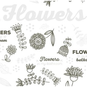 Sprchový záves 180x200 cm Flowers – MSV