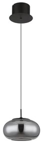 Globo 15744H - LED Luster na lanku QUINTARA LED/6W/230V čierna