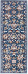 Hanse Home Collection koberce AKCIA: 80x240 cm Kusový koberec Luxor 105634 Caracci Blue Multicolor - 80x240 cm