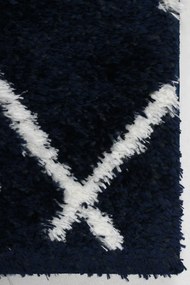 Koberec Boho 590 NAVY BLUE/CREAM rozmery koberec: 120x170 cm
