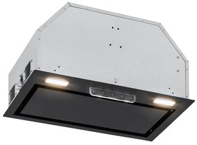 Klarstein Camila, vstavaný digestor, 52 cm, 369 m³/h, LED, dotyková plocha, nehrdzavejúca oceľ