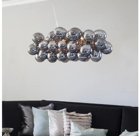 ByRydens 4200880-4505 - Luster na lanku GROSS BAR 8xG9/5W/230V dymová/čierna