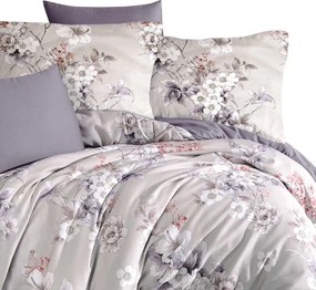 SATÉNOVÉ OBLIEČKY LUXURY ALENYA 160X200 CM, 2KS 70X80 CM KVETY