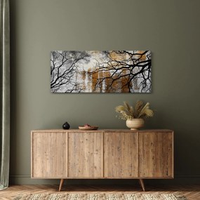 Obraz - Siluety stromov (120x50 cm)