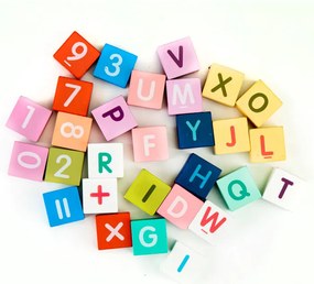 WELLHOX Drevené vzdelávacie bloky city mat 121 ks