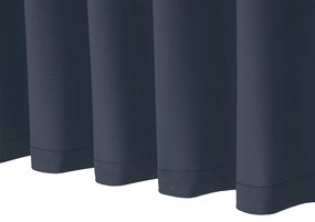 Biante Dekoračný záves Rongo RG-066 Tmavo sivý 140x150 cm