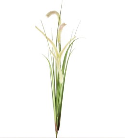 Dekoratívna kvetina 53 cm, s trávou 25 cm, svetlozelená