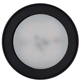 NOWODVORSKI Prisadené stropné osvetlenie FLEA, 1xGX53, 12W, 10cm, okrúhle, čierne