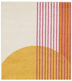 Žlto-oranžový koberec 200x290 cm Muse Orange Retro – Asiatic Carpets