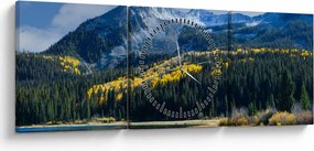 Obraz - Lost Lake, Oregon (s hodinami) (90x30 cm)