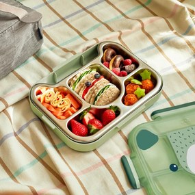 monbento Desiatový box Monbento Wonder Green Bear 950 ml