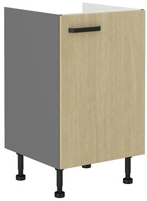 Kuchynská skrinka SCANDI jedľa/antracitová 50zl 1f bb