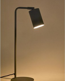 Čierna kovová stolová lampa (výška 49 cm) Manie – Kave Home
