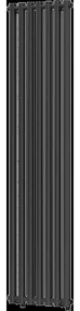 Mexen Texas dekoratívny radiátor 1800 x 460 mm, 719 W, Čierna - W203-1800-460-00-70