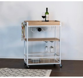 Servírovací stolík na kolieskach 40x80 cm Rustico - Wenko